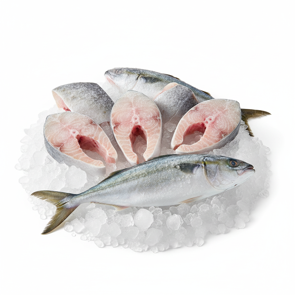 Premium Frozen Family King Fish Steaks