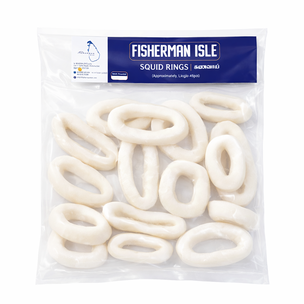 Premium Frozen Squid Rings