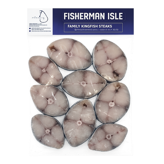 Premium Frozen Family King Fish Steaks