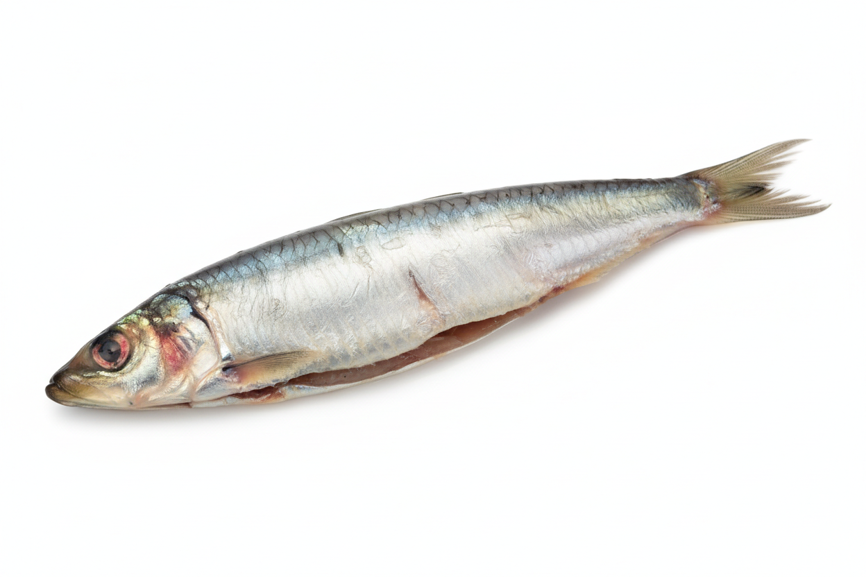 Premium Frozen Sardines (Cleaned & Headless)