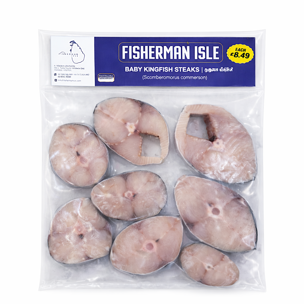 Premium Frozen Baby Kingfish Steaks